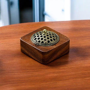 Tradebyd, quemador de madera decorativo Bakhoor, soporte de incienso árabe para bodas y regalos de Ramadán - Product Image 3