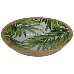 Bol de service en bois Bol de service fait main de belle qualité Bol de service en bois de luxe décoratif de meilleure qualité - Product Image 3