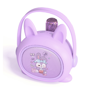 Mini dễ thương phim hoạt hình di động USB âm nhạc stereo Loa ngoài trời không dây BT xách tay máy Karaoke loa với Mic không dây - Product Image 3