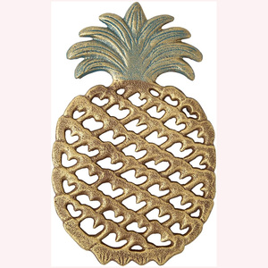 Dessous de plat en métal réutilisable rustique chic avec couvercle Plateau artisanal de qualité supérieure pour la cuisine à domicile, le service et l'affichage de table - Product Image 2