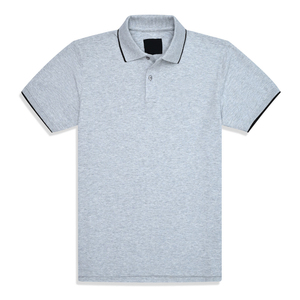 Piqué gris liso de algodón 100% personalizable para Polo Jersey Tela de patrón sólido de gama alta ecológica de gama alta para Polo - Product Image 1