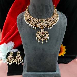 Premium Victorian Zircon Hasli Set Elegancia y belleza atemporal Brillo brillante y claridad Ideal para ocasiones especiales - Product Image 1