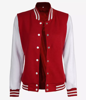 Blousons universitaires personnalisés OEM brodés en laine patchwork coupe-vent respirants écologiques style streetwear