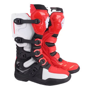 Chaussures de motard pour hommes avec embout renforcé et rembourrage confortable, style course, chaussures de moto pour la conduite et les courses automobiles - Product Image 4