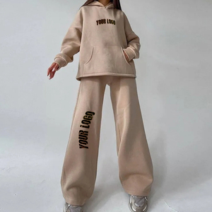 เสื้อแจ็คเก็ตมีซิปสำหรับผู้หญิงกางเกงจ็อกเกอร์ทรงสลิมชุดทันสมัยออกแบบมาสำหรับกีฬาการเดินทางในเลานจ์และกิจกรรมประจำวัน - Product Image 6