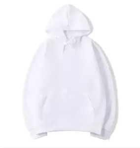 Sudadera con capucha French Terry 500 Gsm de gran tamaño de alta calidad de algodón grueso fabricante en blanco recortado Boxy Heavyweight Hoodie hombres - Product Image 1