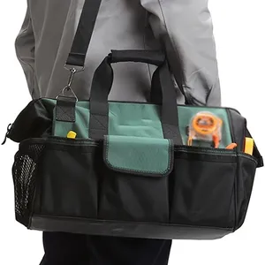 heavy duty large tool bag customized tool backpack electrician kit storage bag 600D oxford