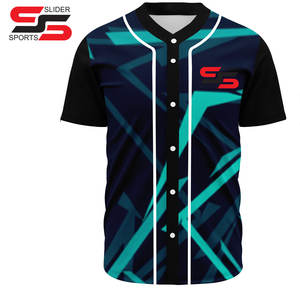 Maillot de baseball respirant pour hommes Design uniforme sublimé uniforme de baseball softball boutonné pour jeunes avec logo personnalisé - Product Image 5