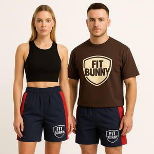 กางเกงขาสั้นใส่เล่นยิมสีพื้นสำหรับผู้ชายกางเกงขาสั้นลำลองสไตล์ไม่ซ้ำใคร - Product Image 3