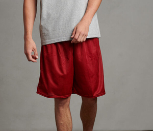 Custom Men's Mesh Shorts Solid Heat-<b>Transfer</b> Printing Breathable Quick Dry 5 Inch Inseam Gym Shorts - Product Image 5