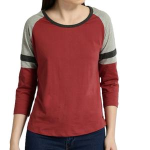 Service OEM Vêtements décontractés imprimés sur mesure pour femmes T-shirts à manches courtes Marque privée pour femmes à bas prix et manches longues - Product Image 6