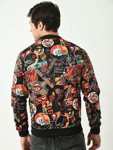 Logo personnalisé Meilleur prix Professionnel possédez votre impression Meilleure vente de vestes en satin style décontracté - Product Image 3