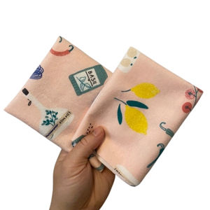 Serviettes de cuisine de Noël, fabricant, couleur unie, tissées, coton, séchage rapide, serviettes à thé |   Décoration de maison pliable festive |   Fabriqué - Product Image 4