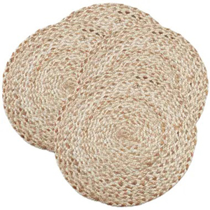 Different Shape Shape Rattan Coaster <b>Bamboo</b> Home Tabletop Accessories <b>Placemats</b> and Pads Natural Rattan Teacup Coaster - Product Image 1