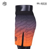 Shorts de combat hybrides MMA/BJJ/Jiu Jitsu pour hommes, conçus sur mesure, légers, taille élastique, tissu extensible 4 directions, séchage rapide, OEM numérique
