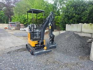 Free Shipping High Top HH12 1.2Ton Canopy Mini Excavator EPA/CE Approved - Product Image 1