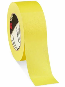 Ruban adhésif de masquage jaune personnalisé avec logo <span class=keywords><strong>3M</strong></span> 301+ pour la peinture, la finition, adhésif en papier crépon résistant aux hautes températures - Product Image 2