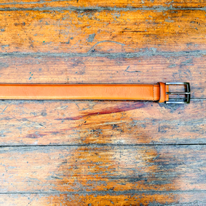 Ceinture décontractée réversible de qualité supérieure pour hommes finition Nikhil double ton pour boucle longueur personnalisée des deux côtés cuir véritable - Product Image 6