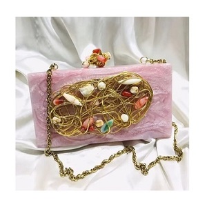 Special Occasions Resin <b>Bag</b> Handmade Top Quality Ladies Fashionable <b>Party</b> Wear Clutch Evening Clutch Hand <b>Bag</b> for <b>Girls</b> - Product Image 5