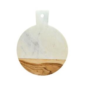 Ensemble de planches à fromage rondes en bois en gros, design pivotant à 2 niveaux, plateau de charcuterie, planche à découper en bois professionnelle - Product Image 5