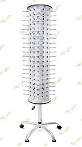 Présentoir optique de lunettes de soleil en gros haut de gamme support de magasin rotatif au sol en aluminium et en acier avec fonction rotative - Product Image 2