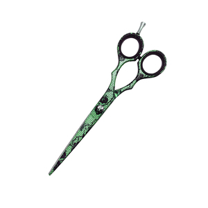 Tijeras de corte de pelo de alta calidad, tijeras de corte de pelo de peluquero de acero metálico con cuchillas rectas afiladas, tijeras de peluquería de 6,0" - Product Image 6