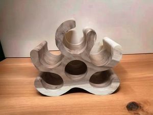 La mejor oferta, estante de madera para vino, exhibición, encimera, botella de almacenamiento, soporte para vino para Bar, restaurante, Hotel y decoración del hogar - Product Image 3