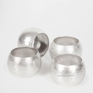 Rond de serviette en métal plaqué cuivre brillant pour la maison Table à manger Banquet et occasion spéciale décor de table porte-serviettes - Product Image 4