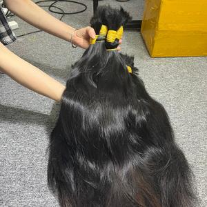 Venta al por mayor de cabello humano crudo One Donor, extensión de cabello de alta calidad, gran stock de 100% de cabello crudo - Product Image 2