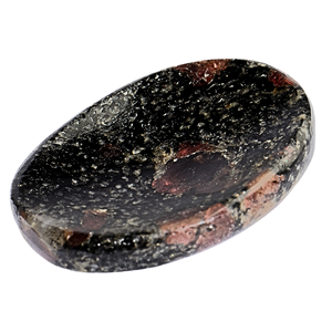 Toptan doğal kristal yakut matris stres taşı yeşil Oval başparmak taş terapi Reiki masaj çakra şifa akik - Product Image 1