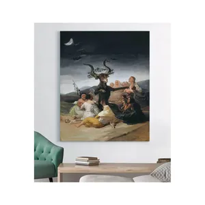 Impression sur toile Fida Goya Witches' Sabbath Under the Crescent Moon - Product Image 6