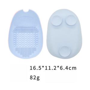Makeup Brush Cleaner Bathtub-Shaped Silicone <b>Suction</b> Cup Wash Bowl with Powder Puff Cleaning <b>Pad</b> for Home Use - Product Image 6