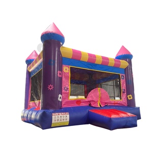 Château gonflable <span class=keywords><strong>pour</strong></span> fête de <span class=keywords><strong>mariage</strong></span> Jumping Dear, toboggan gonflable, 4x4x3.2m, capacité de 600 livres, matériau nylon/PVC, souffleur inclus 1 - Product Image 1