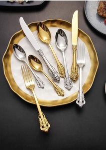 High Quality Handmade Stainless Steel Flatware <b>Set</b> Mirrored Polish Dinnerware for Wedding and Party Events Accessory Supply - Product Image 6