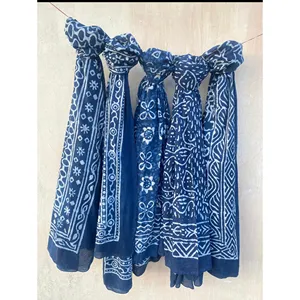 Lot de 5 foulards imprimés à la main pour couvrir les maillots de bain - Product Image 5