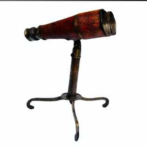 Jumelles en laiton de Style antique avec support de trépied télescope de haute qualité et jumelles nautiques décoration de la maison bureau exclusif - Product Image 1