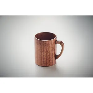 Mug en bois de chêne Travis Sustainable 280 ml, vaisselle promotionnelle écologique - Product Image 1