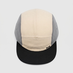Casquette de baseball à visière courte 5 panneaux beige gris noir unisexe en toile décontractée respirante imperméable broderie 3D vente en gros personnalisée - Product Image 6