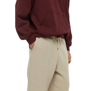 Personalizado Hombres French Terry Beige Jogging Pantalones Cintura Elástica Básico Pantalones de Chándal Estilo Casual en Venta a Precios Bajos - Product Image 2