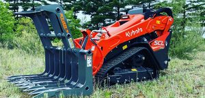 Haute Performance Kubota SCL1000 Mini Skid Steer Loader 25 HP Diesel 4 1 Pompe à moteur à godet pour Mini Digger - Product Image 4