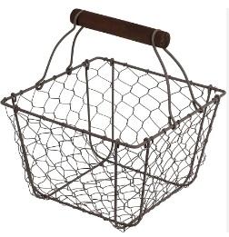 Panier de rangement empilable en fil métallique avec poignées pour armoires de cuisine Panier à fruits et légumes en fer - Product Image 6