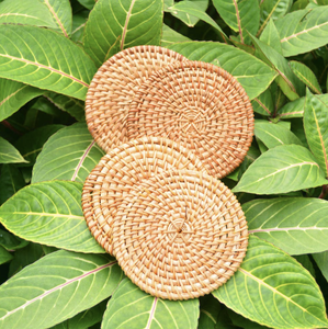 Rattan <b>Placemat</b> Coasters Table Setting Solutions Bulk Quantity - Product Image 2