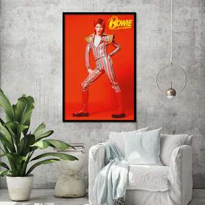 David Bowie Glam <b>Poster</b> Paper Wall Decor - Product Image 2