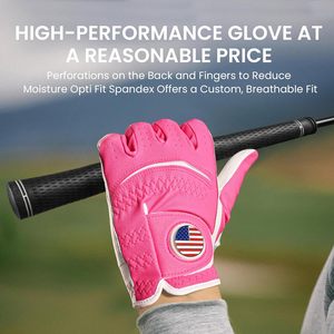 Gant de golf en cuir Cabretta fabriqué à la main de qualité supérieure Confort de prise en main Durabilité Respirant Léger Imperméable Droitier - Product Image 2