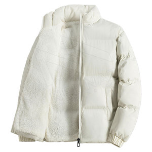 Nouvelle veste polaire d'hiver à impression personnalisée et décontractée vestes gonflées légères - Product Image 1