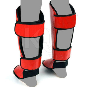 Professional Leather Shin <b>Pads</b> Lightweight Adjustable Durable Design for Football Training Sports <b>Practice</b> Matches - Product Image 2