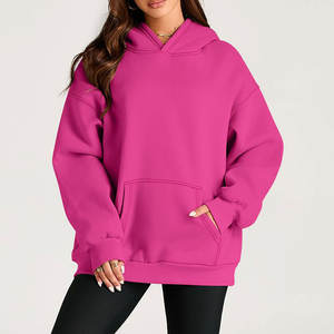 Sweat-shirt à capuche pour femme, imprimé personnalisé, surdimensionné, en molleton de coton - Product Image 2