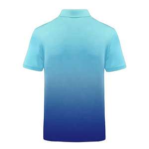 เสื้อโปโลสำหรับผู้ชายเสื้อโปโลแบบเข้ารูปพิมพ์ซับลิเมชันเสื้อโปโลกีฬาผ้าสแปนเด็กซ์โพลีเอสเตอร์ออกแบบโลโก้ได้ตามต้องการ - Product Image 2