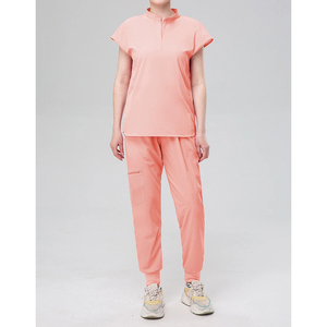 Medical <b>Uniform</b> <b>Scrub</b> Sets Women Drawstring Jogger Trousers Lightweight - Product Image 3