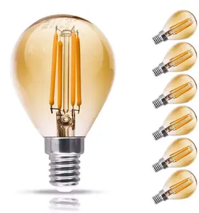 LED G45 SES E14 Filament LED-Lampe Schraube Filament Vintage Antike Edison Mini Golf Ball Glühbirnen
